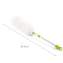 Microfiber Duster Washable Bendable Fluffy Extendable Pole Handle, Static D