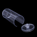 Round Cosmetic Organizer Makeup Case Cotton Pad Case Box Lipstick Holder