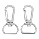 10pcs Durable Metal Carabiner Clip Style Spring Key Chain Hooks Keyring 16mm