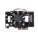 M.2 NVME NGFF To PCI-E X4 Expansion Card Adapter Converter Card with Fan fo