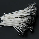 20Pcs 120mm 5" Pre Waxed Candle Wicks for DIY Candle Making with Sustainers #