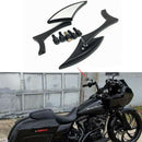 Motorcycle Rear Side Mirror Rearview Mirror Universal For Cruiser Bobber Chop Gw