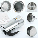 Stainless Steel Filter Mocha Coffee Pot Moka Italian Coffee Maker (200ml) A