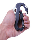 5 in 1 EDC Outdoor Multi Function Climbing ToolCarabiner Hook Gear Buckle