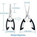 Rustproof Aluminum Fishing Hook Remover Extractor and Stainless Steel Fishi