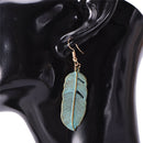 Retro Alloy Leaves Pendant Earrings Eardrop Earbob Jewelry Gift Newest M&E