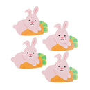 50pcs lolli paper card cute rabbit paper cards candy sugar decor kids gift ^i