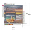 5D DIY Full Round Drill Diamond Painting Fantasy Cup Cross Stitch (jh394) A