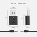 Bluetooth 5.0-Tone Bluetooth Receiver 2-In-1 Free-Drive Plug and Play Bluet W2T5