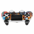 White Silicone Case Cover Anti Slip w/Grip Cap For Playstation PS4 Controller