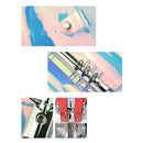 Pvc Rainbow Transparent Notebook Diary Cover Glitter Loose Leaf Note Book P A8L4