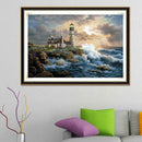 5D DIY Full Drill Diamond Painting Quiet Village Cross Stitch Embroidery