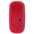 2.4GHz 1,000DPI Ultra-thin 3-Button Wireless Photoelectric Mouse (Red)