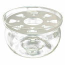 Heat-Resisting Teapot Warmer Base Clear Glass Round Shape Insulation Tealig S4S3