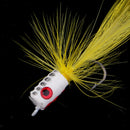 3pcs Topwater Popper Flies Fly Hook Trout Bass Bug Popper Fly Fishing Flies