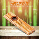 Wooden Kazoo Mouth Flute Portable Music Lovers Woodwind Flute Instrument