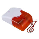 Mini Wired Strobe Warning Siren Durable Dc 12V Sound Alarm Flashing Light S P8B6