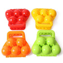 5 Snowballs Maker Clip Children Outdoor Sports Winter Beach Sand Mold Tool