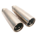 3 Pin XLR Plug Male to RCA Female Audio Adapter Connector Microphone Amplifie JR