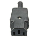 5PCS IEC 320 C13 Female Plug Adapter 3pin Socket Power Cord Rewirable Conne T5O3