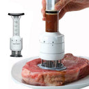 Professional Meat Tenderizer BBQ Stainless Steel Needle Injector Marinade O9X7