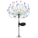 2pcs 90LED Solar Firework Light Outdoor Lawn Garden Lamp (Colorful Light)