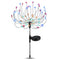 2pcs 90LED Solar Firework Light Outdoor Lawn Garden Lamp (Colorful Light)