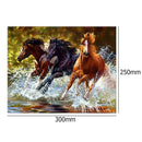 5D DIY Full Drill Diamond Painting Horse Cross Stitch Embroidery Mosaic Kit
