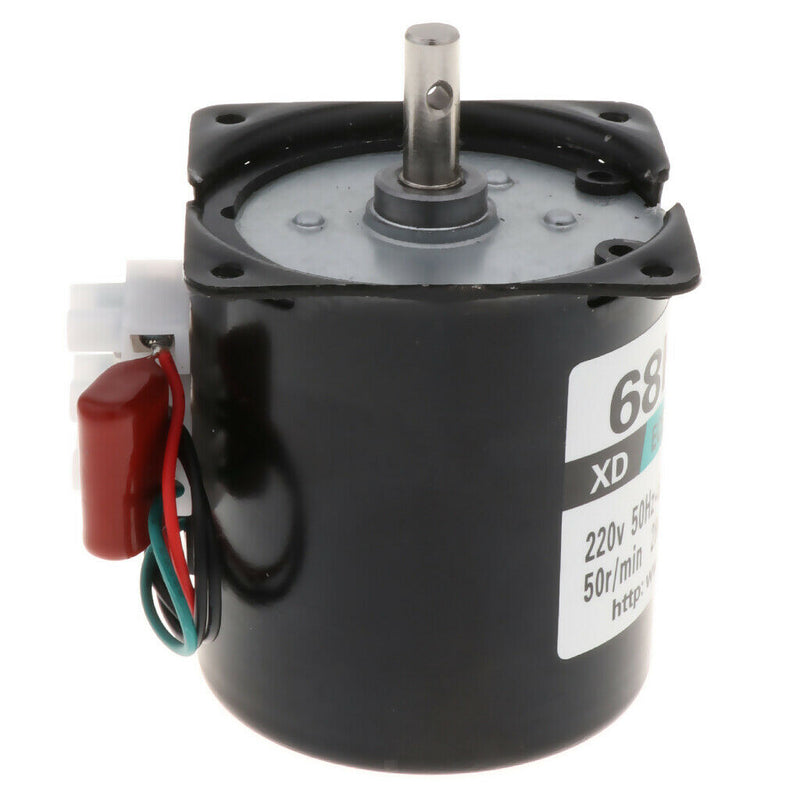 Low Speed AC 220V 28W CW/CCW Micro Permanent Magnet Synchronous Motor 50RPM