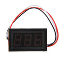 Mini DC 10V Blue LED Panel 3 Wire Digital Display Voltage Voltmeter