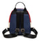 Girl Hit Color Small School Shoulder Bag Leather Women Dog Pendant Backpack