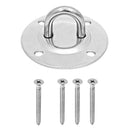 1Pcs Round Stainless Steel Hammock Chair Hanging Kit Suspension Ceiling Hooks