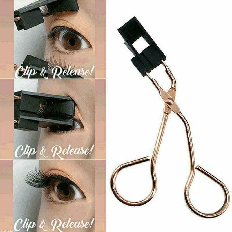 Magnetic Eyelashes Clips Set - 2pairs Eyelashes&golden Curler Eyelash O2O4