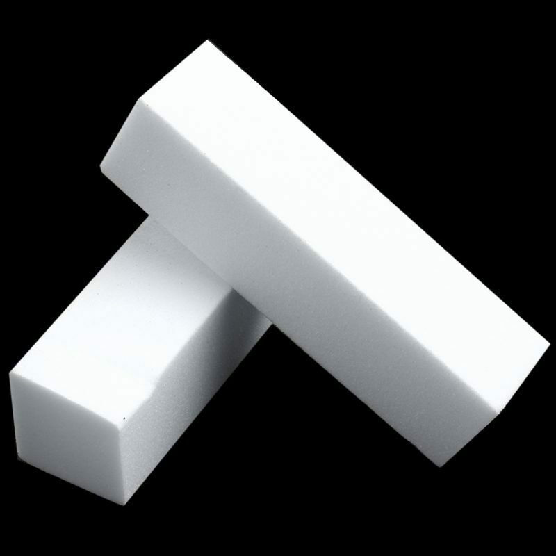12 Pieces Polishing Sending Buffer Block Files Foam Pedicure Manicure Nail  A6S7