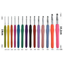 Crochet Hooks Kit with Case, 46X Crochet Hooks Set, Ergonomic Crochet Hooks