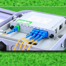 Fiber Optical Branching 1 x 8 Cassette Card Inserting PLC Splitter Module -