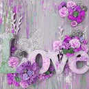 5D DIY Full Drill Diamond Painting Cross Stitch Mosaic Craft Kits (Love03)