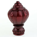 4Pcs Decorative Window Curtain Pole Rod End Cap Final Head 28mm Red