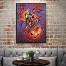 5D DIY Special Shaped Diamond Painting Witch Embroidery Mosaic Kits Wall Decor