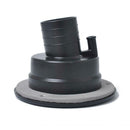 Round Black Water Fill Hatch Inlet UV Plastic for RV Trailer with 2 Keys