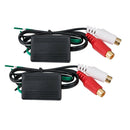 2pc Car Audio Stereo Speaker Wire To Rca Adapter Out High To Low Converter