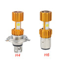 H6 BA20D LED COB Motorcycle Bike Hi/Lo Headlight Lamp Bulb DC12V 6000K 2000LM