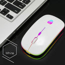 Colorful Wireless Mouse 2.4G Receiver 1600DPI Rechargeable Gaming Computer Mouse