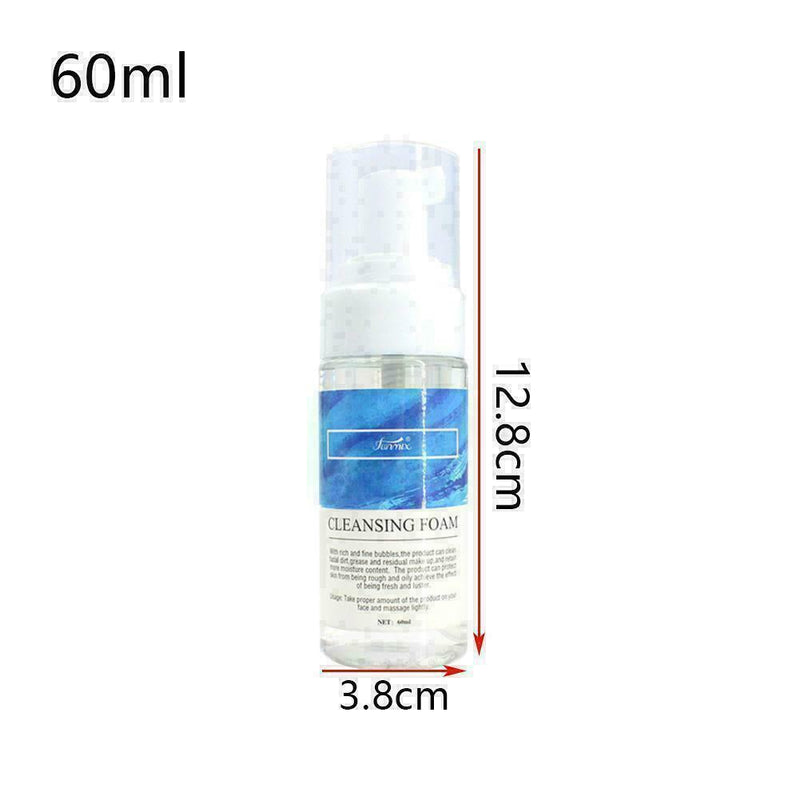 Foam Cleanser Bubble Cleansing Lash Shampoo & Brush Extensions 60ml For Eye V7G5