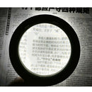 10X Magnifying Glass Eye Magnifier Metal Jewelry Loupe Watch Microscope with 12