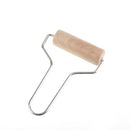 1pc Wood Clay Roller Pottery Rolling Pin Modelling Tool Stainless Steel HandleOZ
