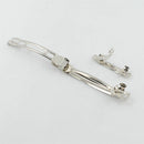 20pcs 8cm Metal FRENCH BARRETTES DIY Hair Clips Bow Crafts Bridal Hair Clips