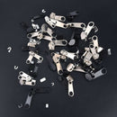 84Pcs Replacement Zipper Zip Repair Fixer Kit Metal Head Install Pliers Home DIY