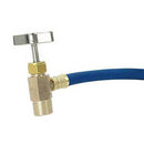 1pc Metal R134a Recharge Measuring Hose Pressure Gauge Adapter Car Air Cond A6M5