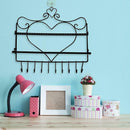 Iron Heart Earrings Display Rack Bracelet Necklace Stand Jewelry Showcase